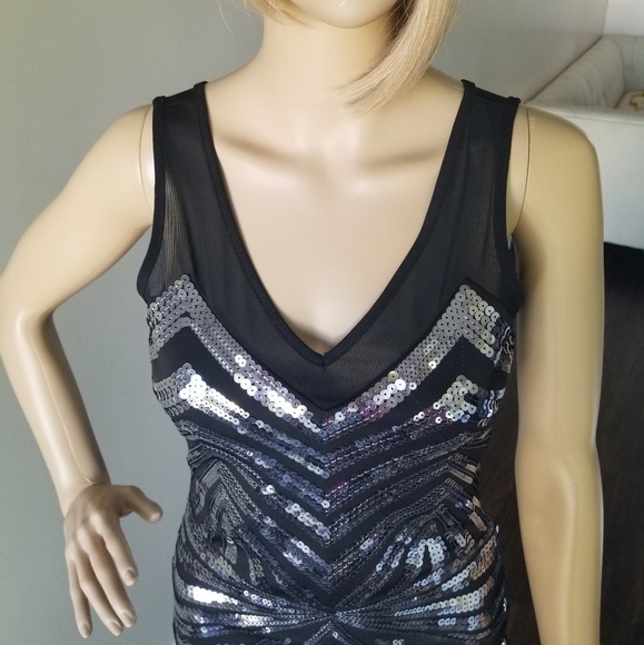 NWT 2B Bebe Sleeveless Mini Dress - Picture 3 of 7